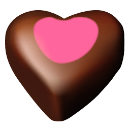 Chocolate Hearts 11 Sticker