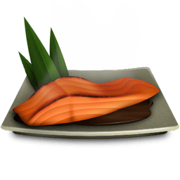 Salmon Teriyaki Sticker