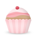 Cupcake Cake Cherry Sticker