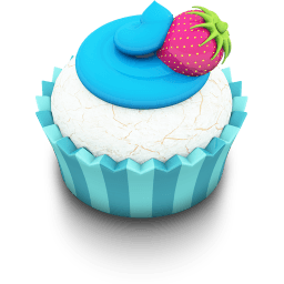 Ocean Cupcake Sticker