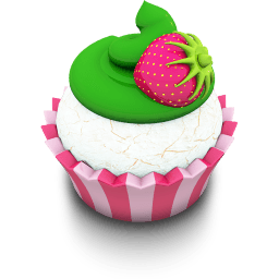 Vanilla Cupcake Sticker