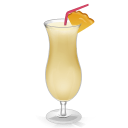 Cocktail Pina Colada Sticker