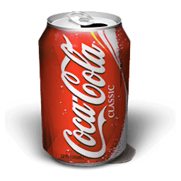 Coca Cola Smudge Sticker