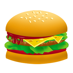 Hamburger Sticker