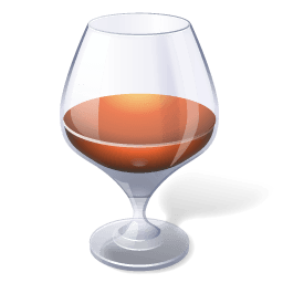 Alcohol Brandy Sticker