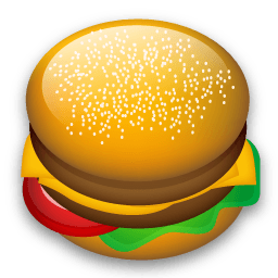Hamburger Sticker