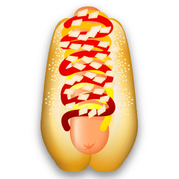 Hot Dog Sticker