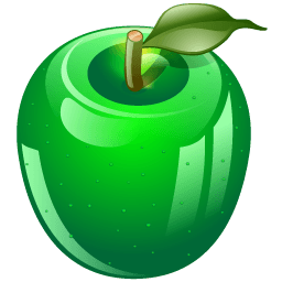 Green Apple Sticker