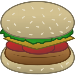 Hamburger Sticker