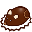 Souris En Chocolat Sticker