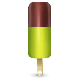 Ice Cream Green Sticker