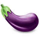 Eggplant Sticker