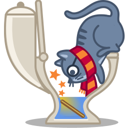 Cat Wizard Sticker