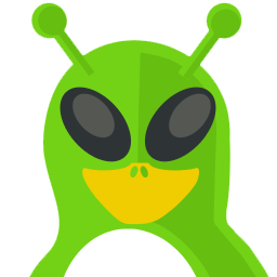 Alien Tux Sticker