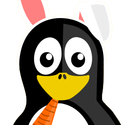 Bunny Tux Sticker