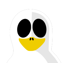 Ghost Tux Sticker