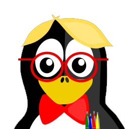 Nerd Tux Sticker