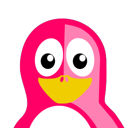 Pink Tux Sticker