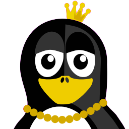 Queen Tux Sticker