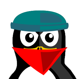 Robber Tux Sticker