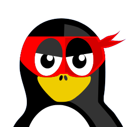 Superhero Tux Sticker