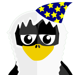 Wizzard Tux Sticker