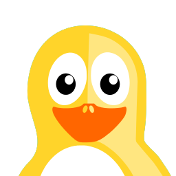 Yellow Tux Sticker