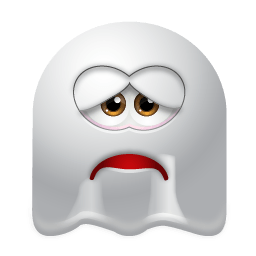 Ghost Sad Sticker