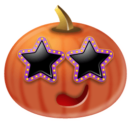 Pumpkin Stars Sticker