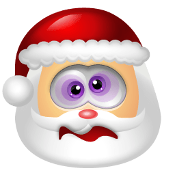 Santa Claus Dizzy Sticker