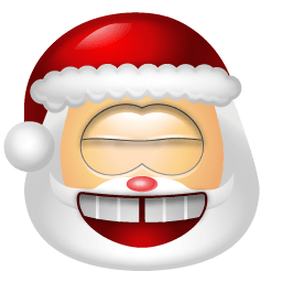 Santa Claus Laugh Sticker