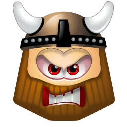 Viking Angry Sticker