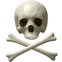 Skull And Bones Sticker