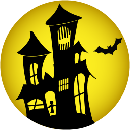 Haunted House Sticker