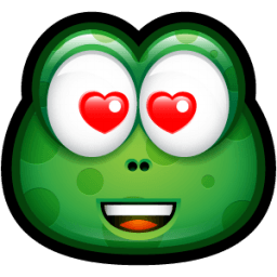 Green Monster Emoticon Stickers