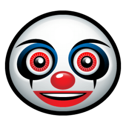 Clown Sticker