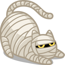 Cat Mummy Sticker