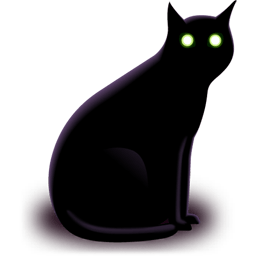 Black Cat Sticker