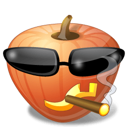 Pumpkin Cool Sticker