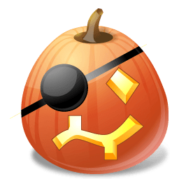 Pumpkin Pirate Sticker