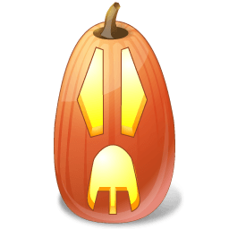 Pumpkin Surprised Sticker