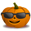 Pumpkin Cool Sticker