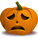 Pumpkin Sad Sticker