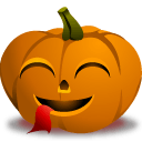 Pumpkin Tounge Sticker