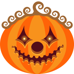 Pumpkin Clown Sticker