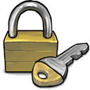 Lock And Key Sticker