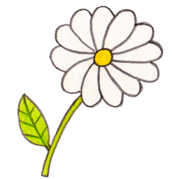 Flower Sticker