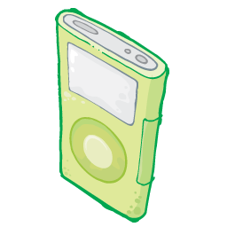 Ipod Green Sticker