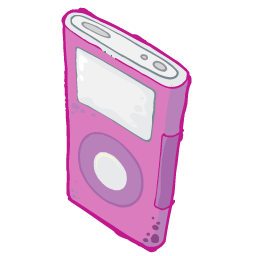 Ipod Pink Sticker