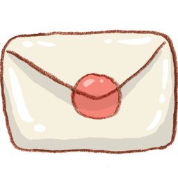 White Mail Envelope Sticker